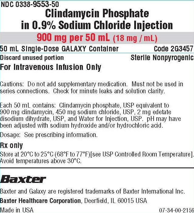 Clindamycin Phosphate in Sod. Chlor. container NDC 0338-9545-50 panel 1 of 2
