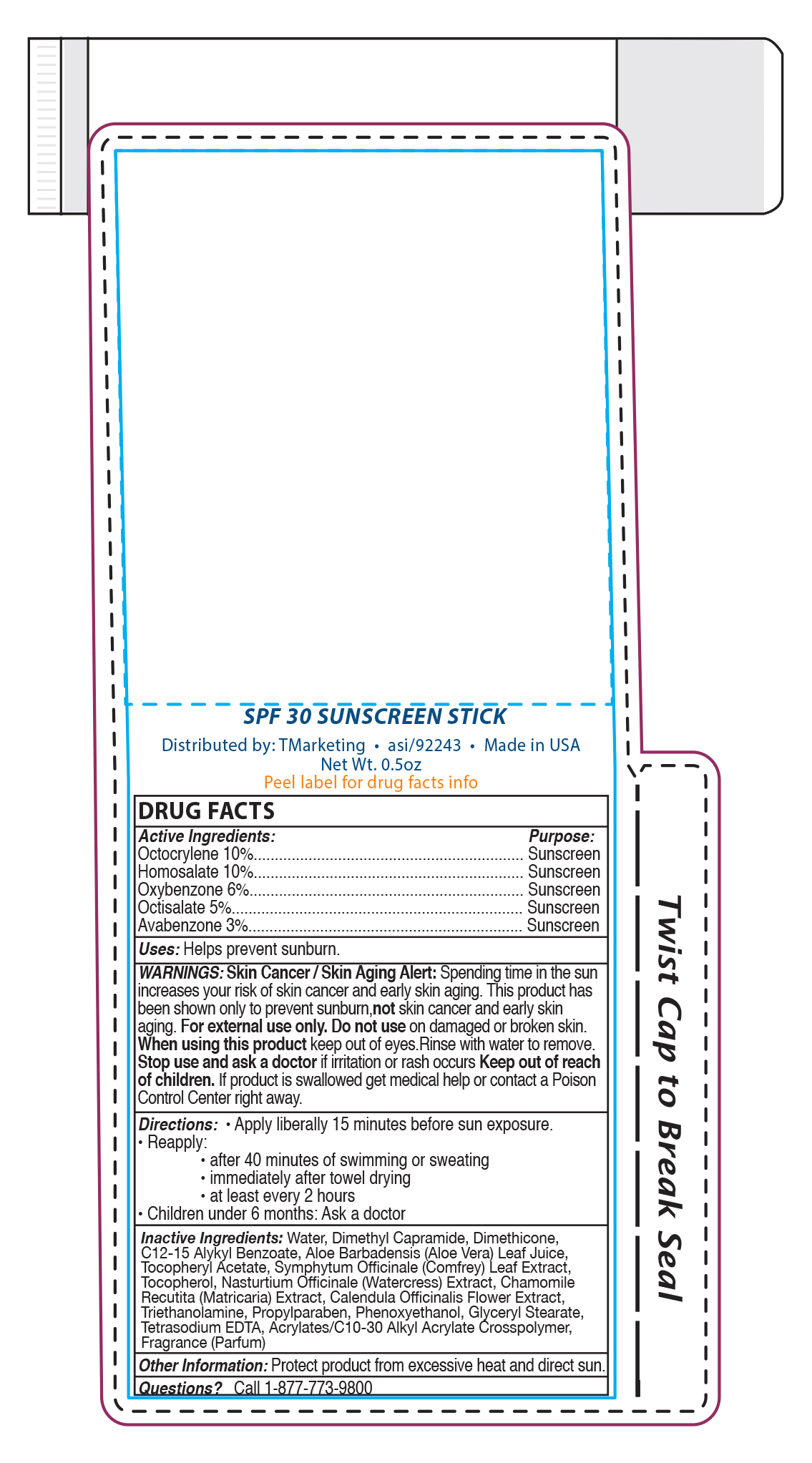 Sunstick principal Display Panel