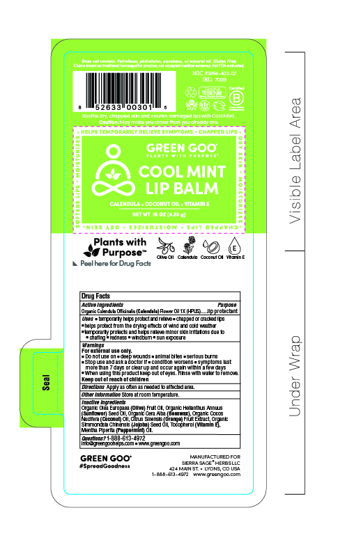 Green Goo Cool Mint Lip Balm