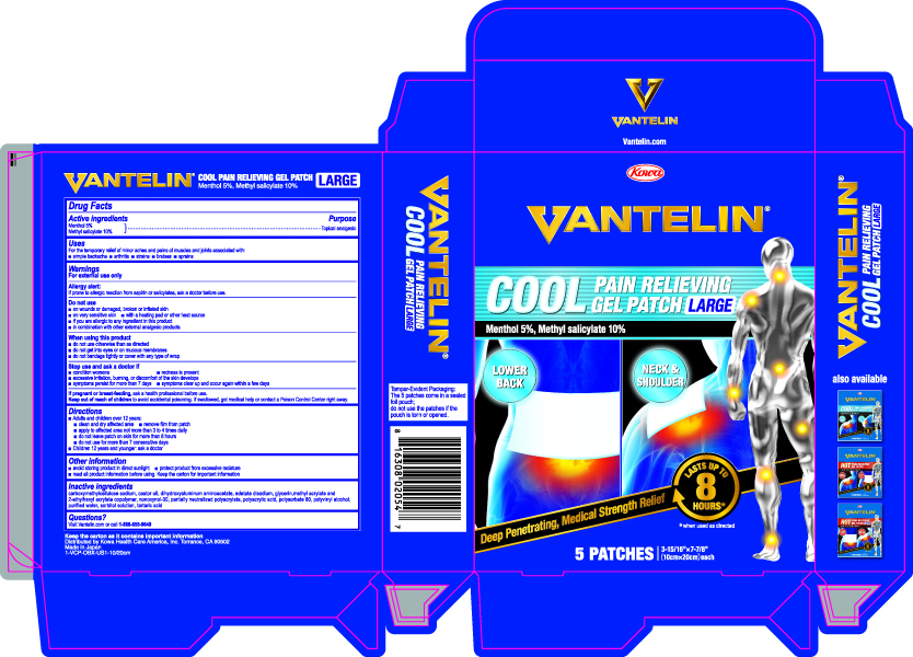 Cool Gel Patch Carton Large