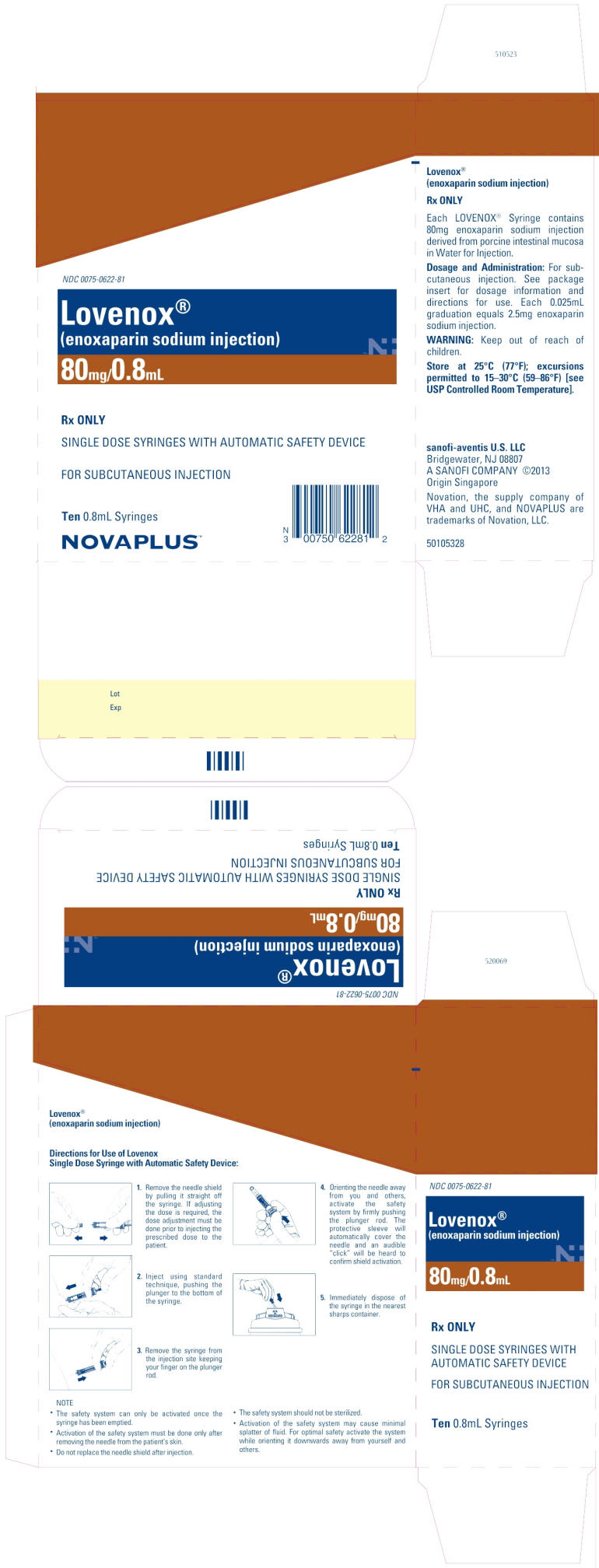 PRINCIPAL DISPLAY PANEL - 80mg/0.8mL Carton