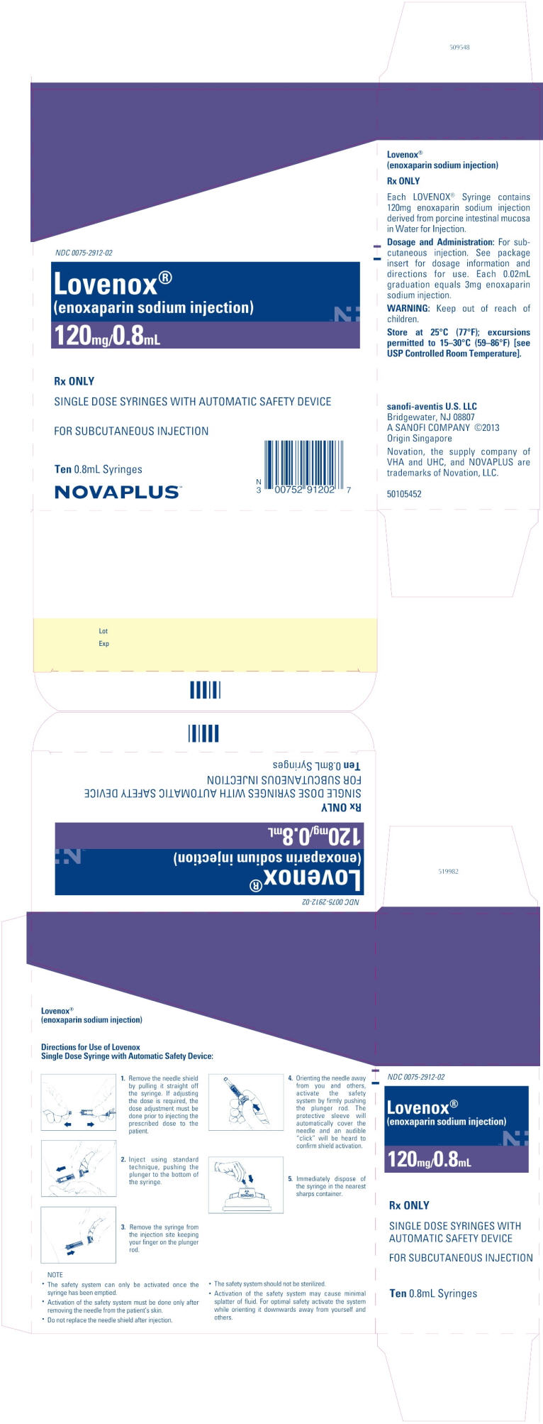 PRINCIPAL DISPLAY PANEL - 120mg/0.8mL Carton
