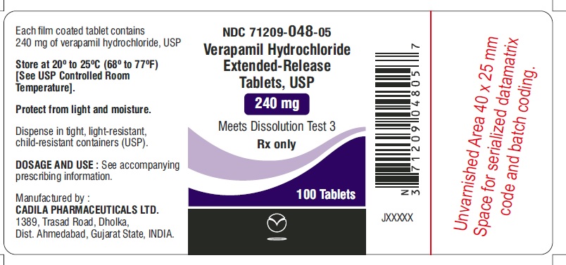 verapamil hydrochloride marketed by cadila pharmaceuticals