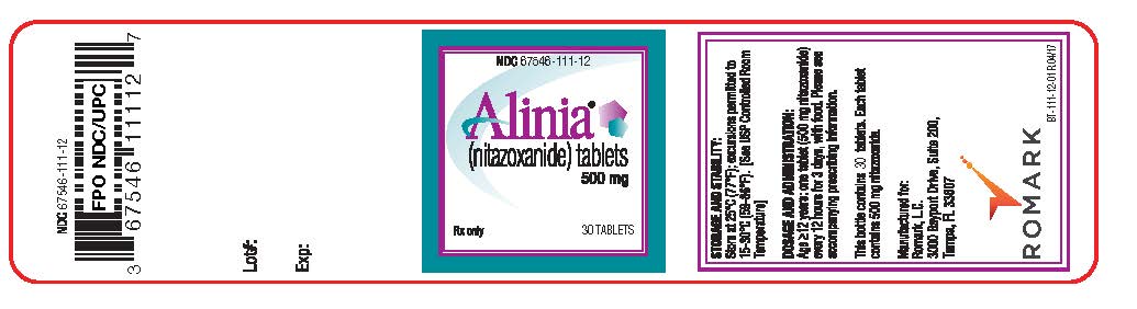 Alinia Tablets - 30 ct Label