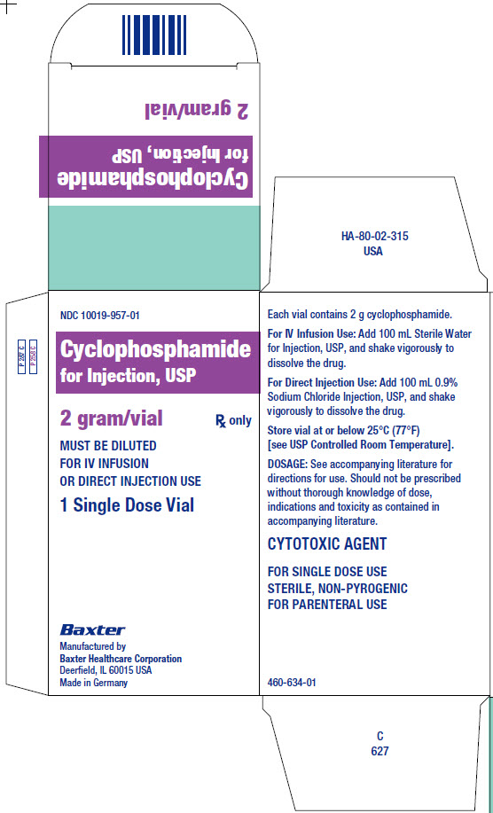 Cyclophosphamide Baxter Representative Container LBL 10019-955-50_HA6501628
