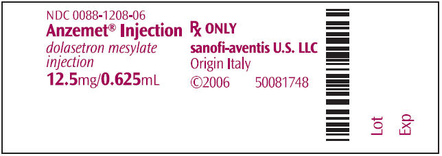 PRINCIPAL DISPLAY PANEL - 12.5mg Vial Label