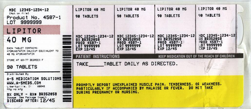 Lipitor 10 mg Label