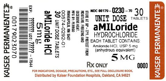 Amiloride Label