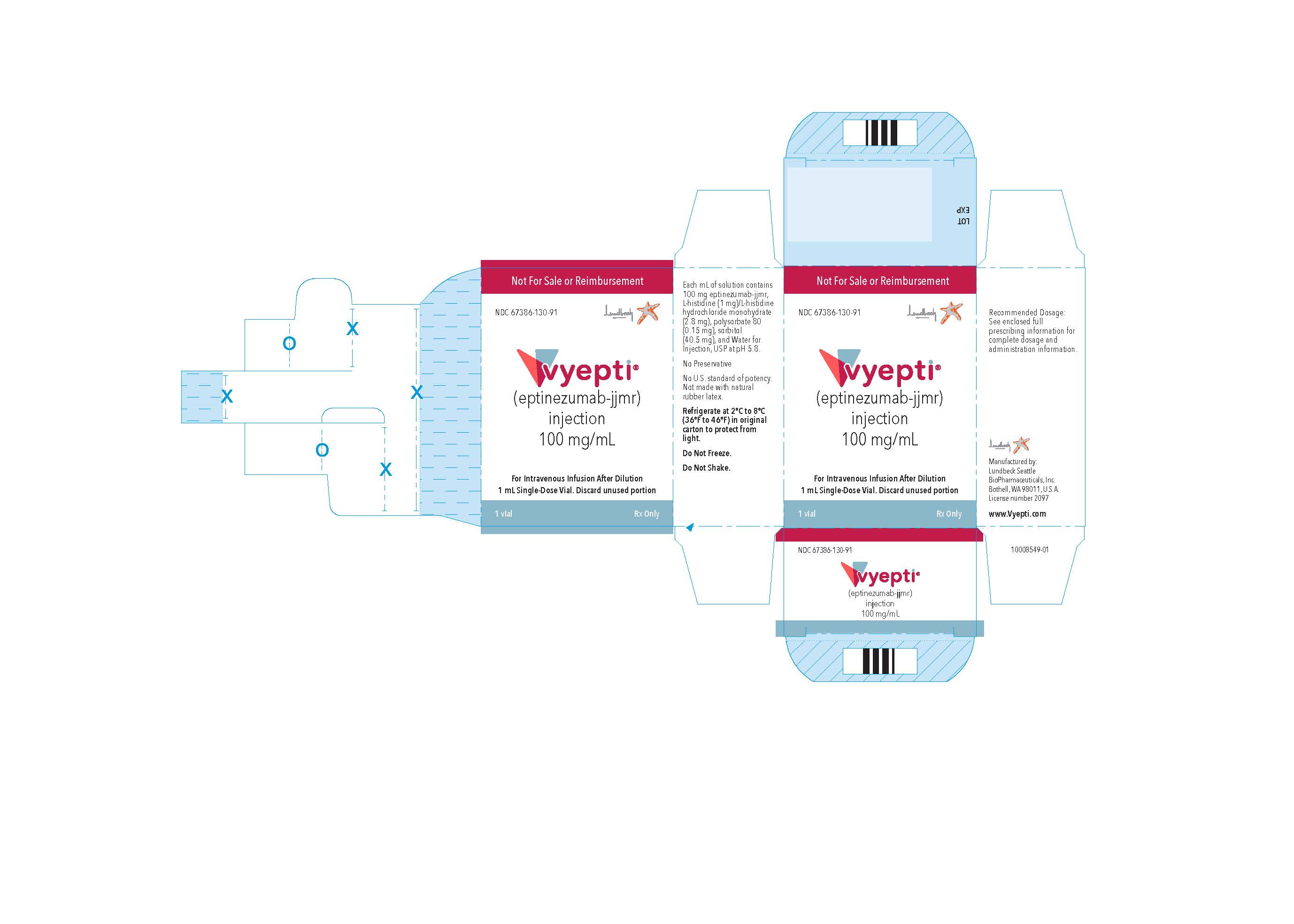 NDC 67386-130-91 VYEPTITM (vye ep