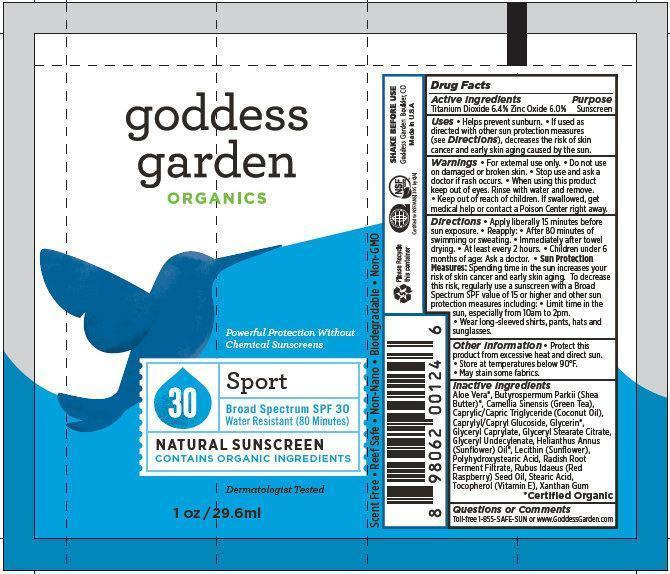 ORGANICS Sport NATURAL SUNSCREEN SPF 30 TUBE, 29.6ml