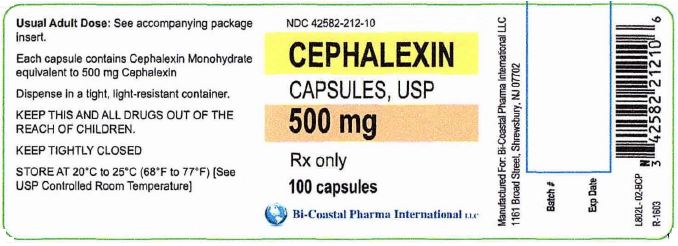 ndc number cephalexin 500mg