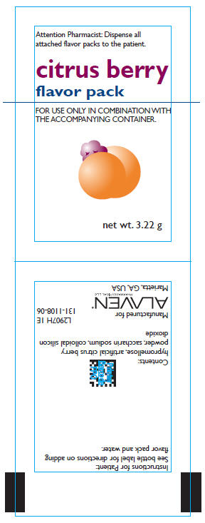 Principal Display Panel - citrus berry flavor pack label
