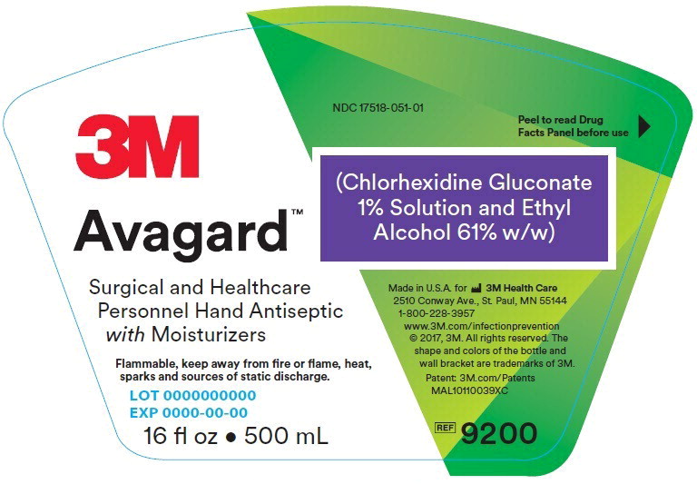 Principle Display Panel – 500mL Bottle Label