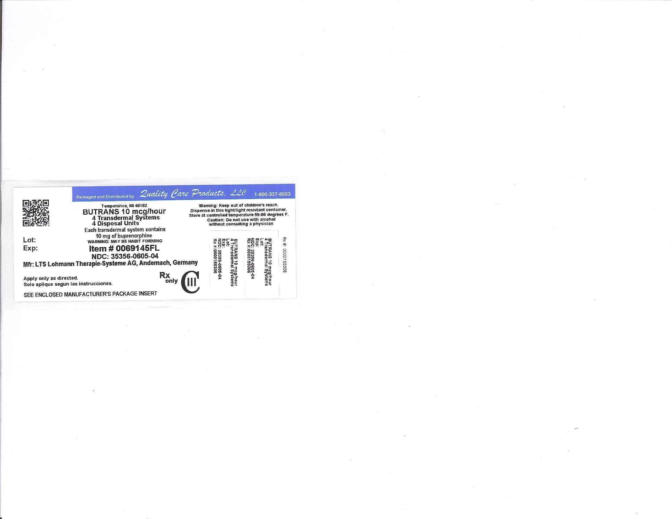 Image of 10mcg/h Label