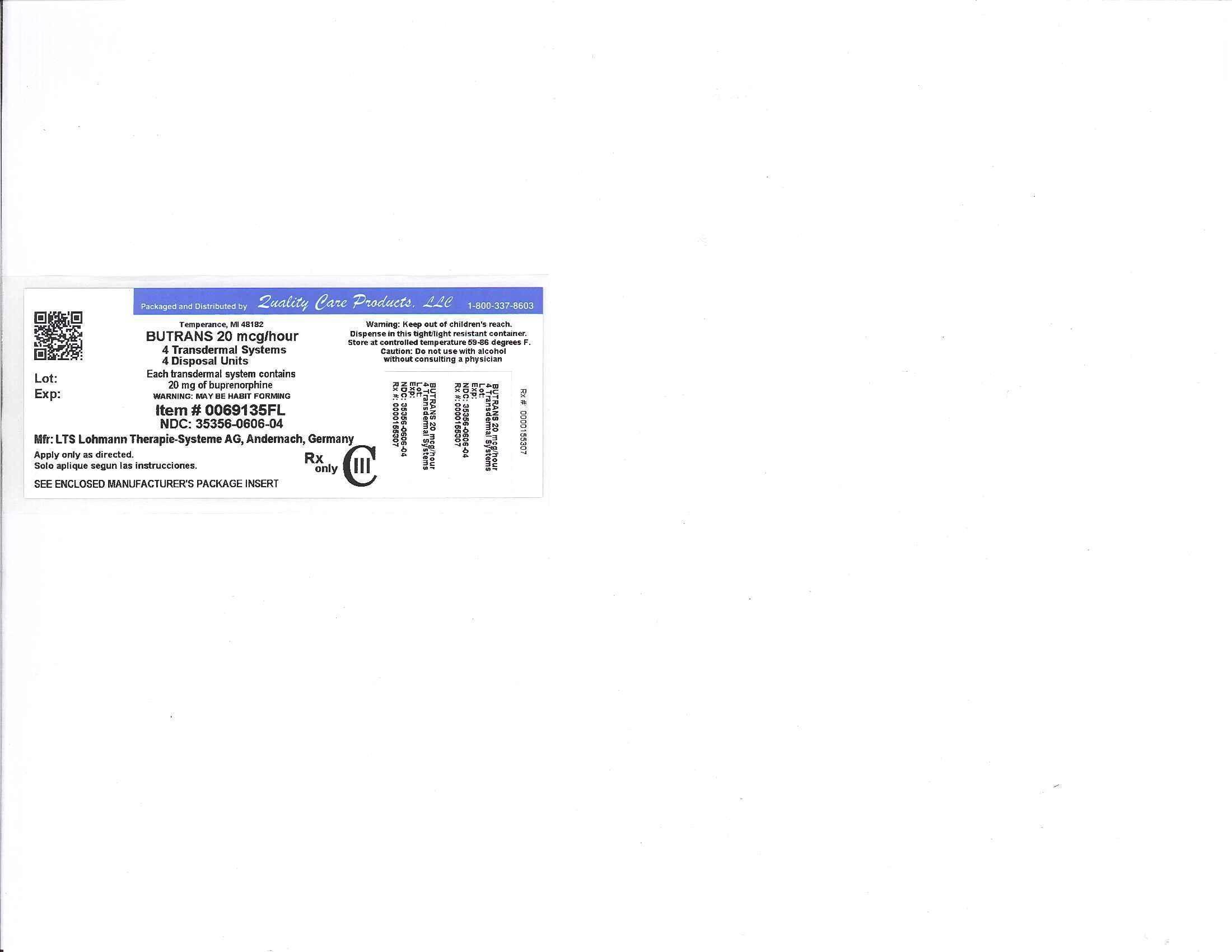 Image of 20mcg/h Label