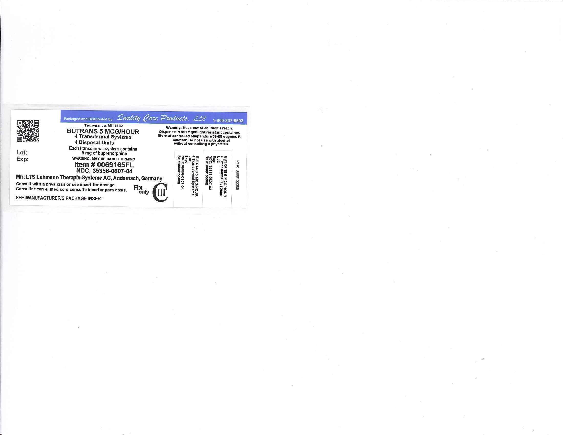 Image of 5mcg/h Label