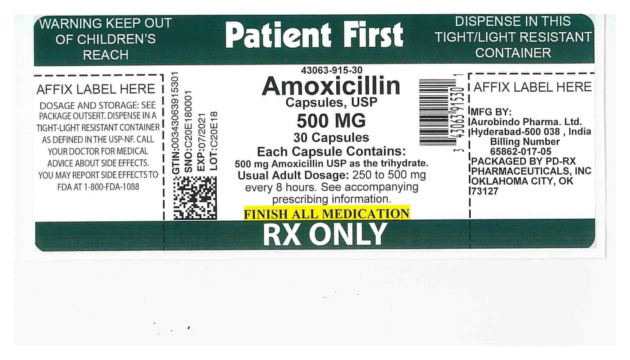 43063915 LABEL