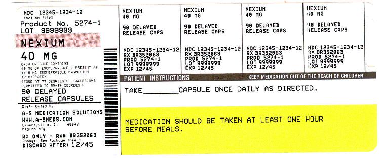 Nexium 40 mg Label