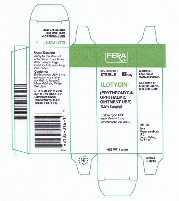 Ilotycin Carton Label