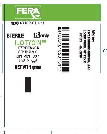 Ilotycin Tube Label