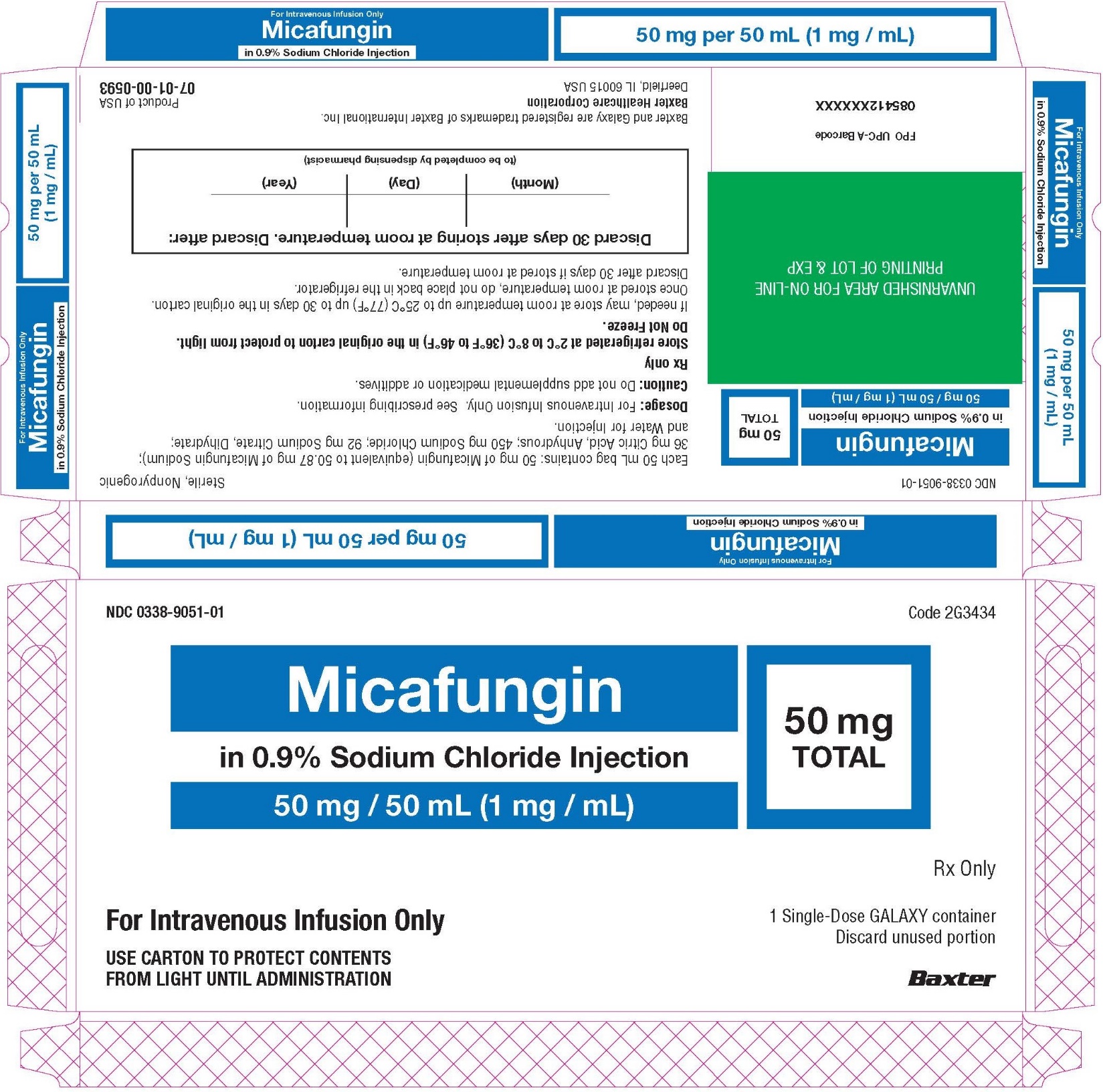 Representative Container Label NDC 0338-9051-01 Panel 1 of 2