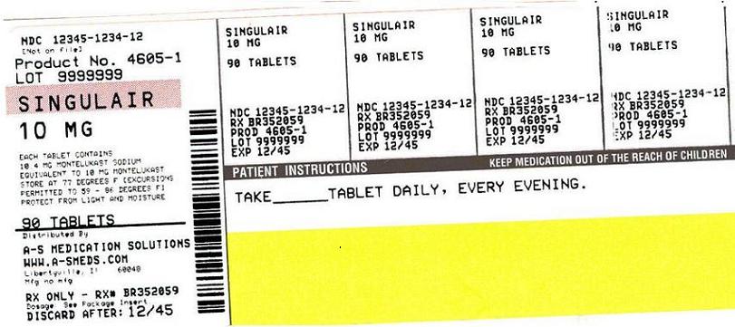 Singulair 10 mg Label