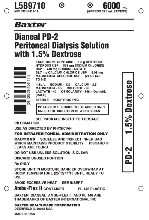 NDC 0941-0411-11 Representative Container Label