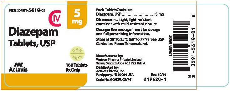 diazepam 5mg label