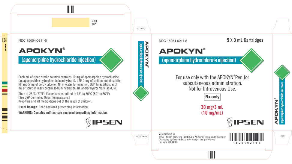 PRINCIPAL DISPLAY PANEL - 30 mg/3 mL Cartridge Carton