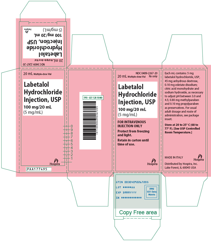 Labetalol, 5mg/mL, 40mL Vial