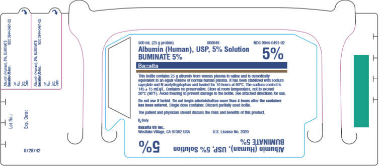500mL bottle label