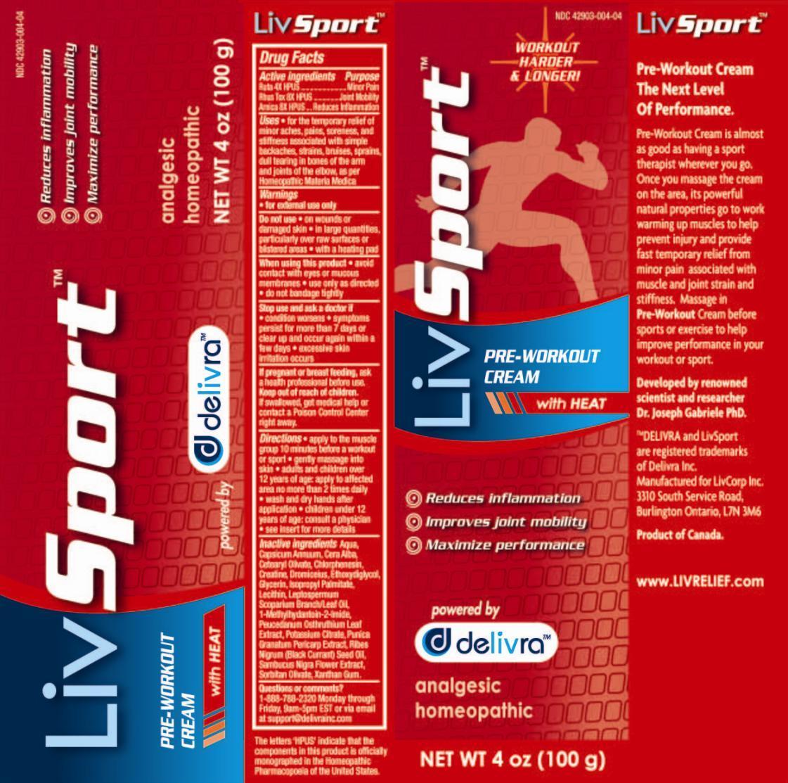 LivSportPreCream