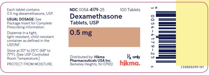 0.5 mg Bottle Label