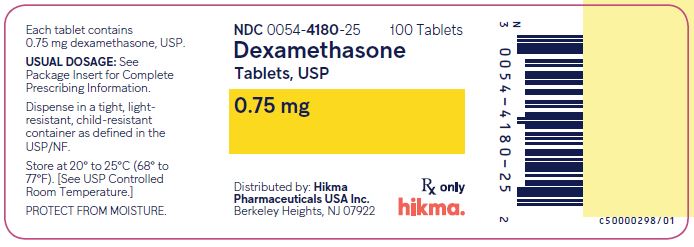 0.75 mg Bottle Label