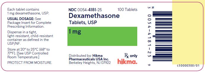 1 mg Bottle Label