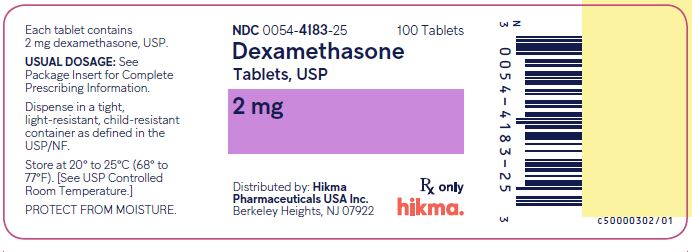 2 mg Bottle Label