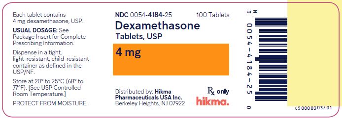 4 mg Bottle Label