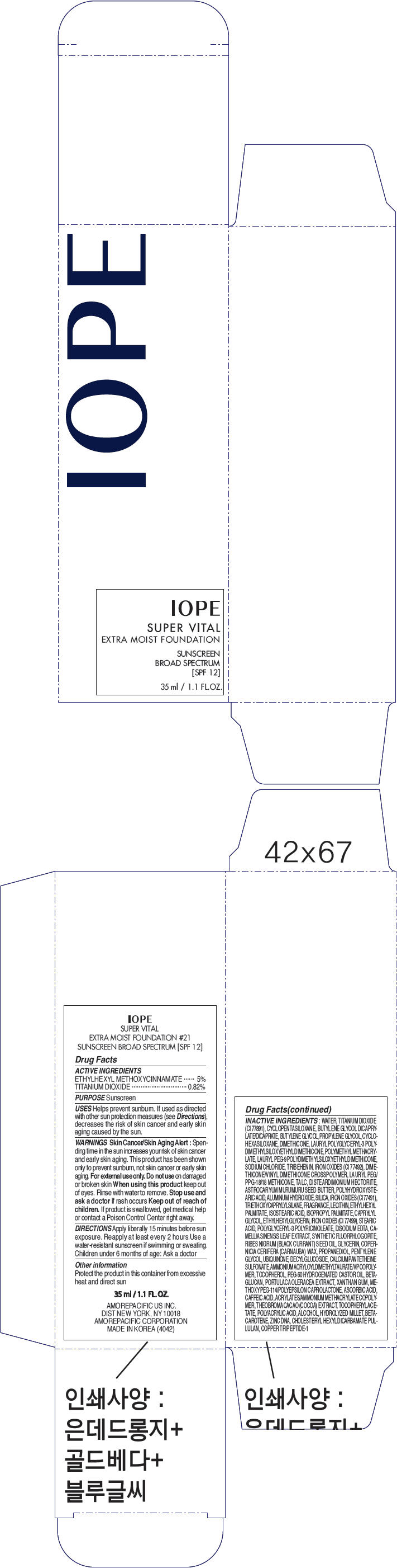 Principal Display Panel - 35 ml Container Carton - #21