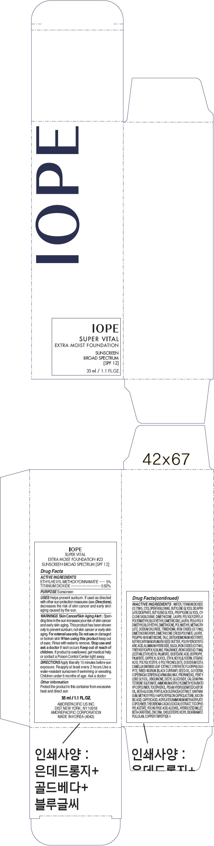 Principal Display Panel - 35 ml Container Carton - #23