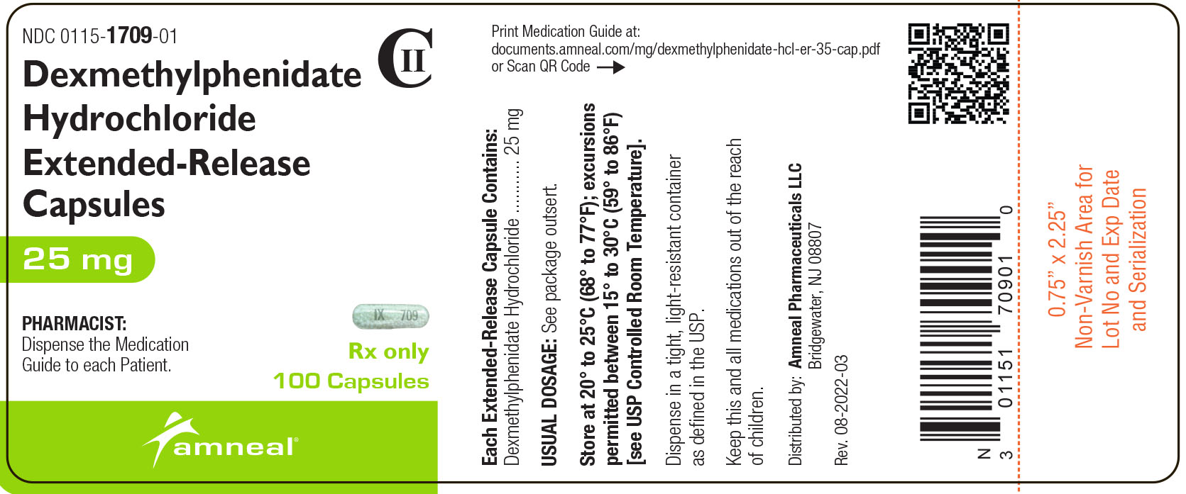 25 mg label
