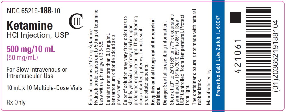 PACKAGE LABEL - PRINCIPAL DISPLAY – Ketamine HCl Injection, USP 10 mL Tray Label