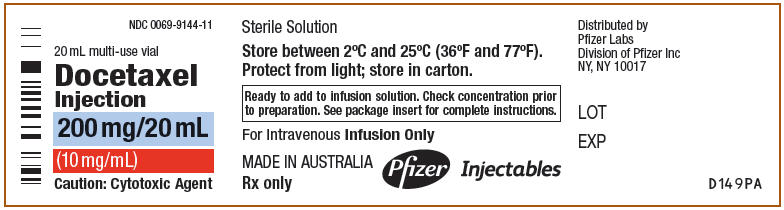PRINCIPAL DISPLAY PANEL - 200 mg/20 mL Multi-Use Vial Label
