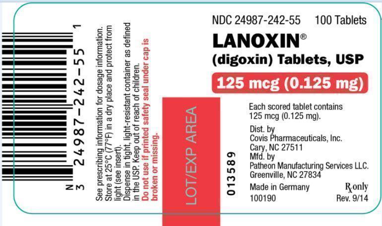 Digoxin 125 Mcg Tab