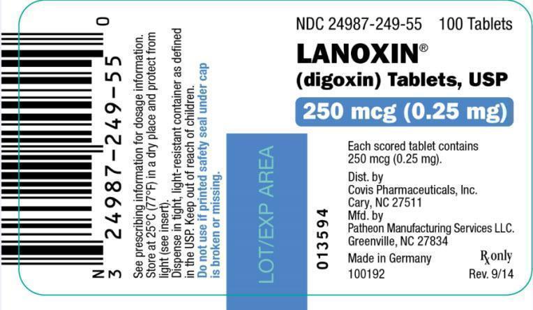 250 mcg Tablet Label