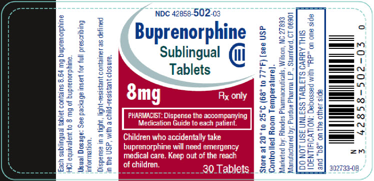 PRINCIPAL DISPLAY PANEL - 8 mg Tablet Bottle Label