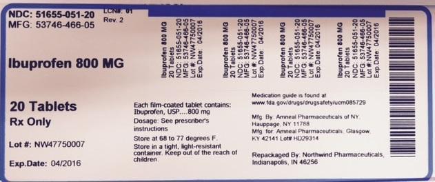 Ibuprofen 800 Mg Tablets Mfg Amneal