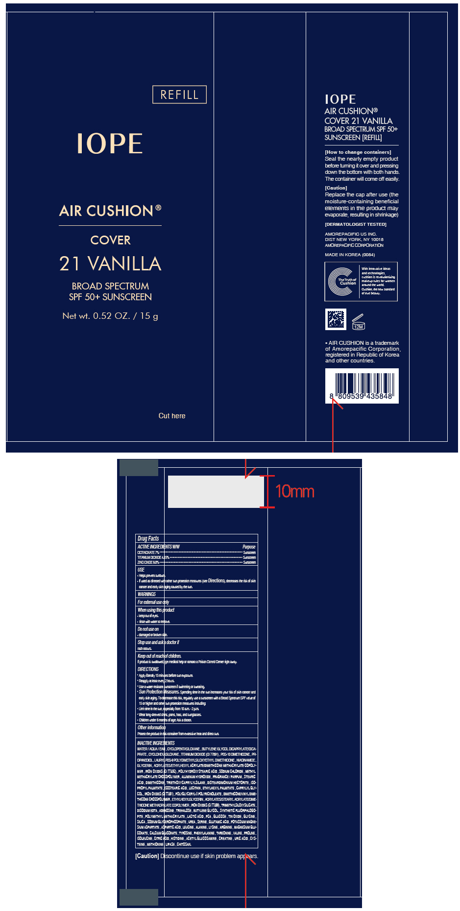 PRINCIPAL DISPLAY PANEL - 15 g Container Pouch - 21 Vanilla