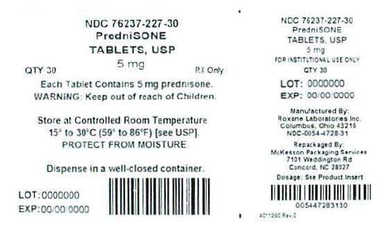 Prednisone 5mg Label