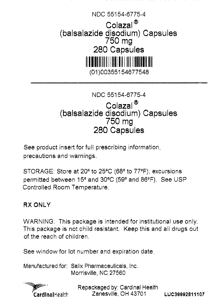 Colazal Carton Label